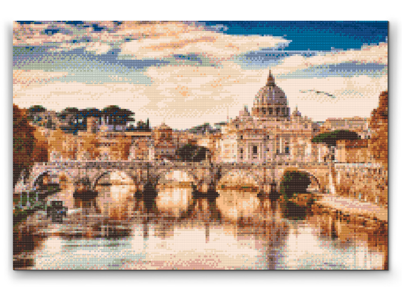 Diamantové malování - View of the Vatican